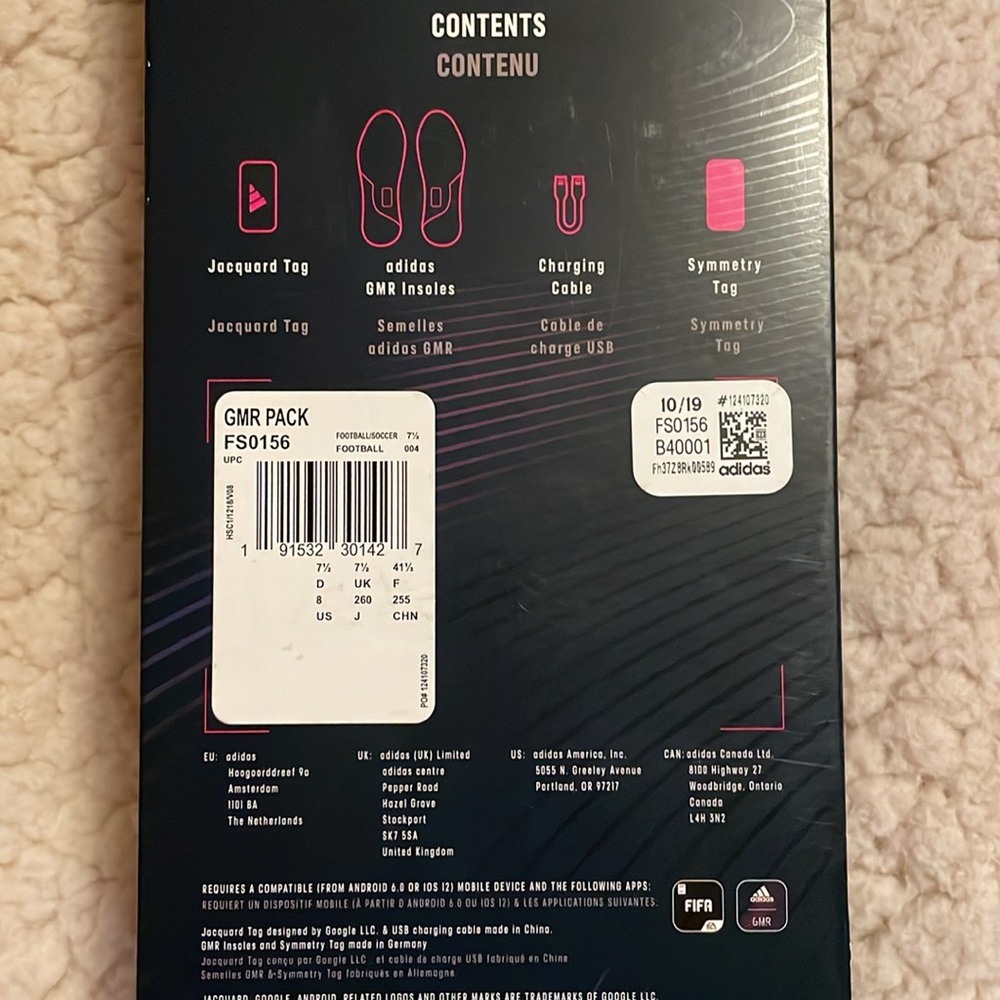 New in box adidas GMR play connected sz 8 - Picture 5 of 6